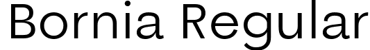 Bornia Regular font | bornia-regular.ttf