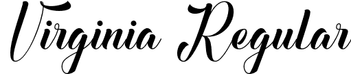 Virginia Regular font | Virginia.otf