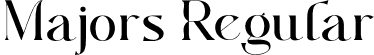 Majors Regular font | Majors.otf