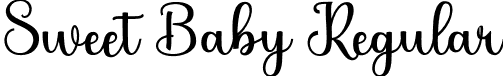 Sweet Baby Regular font | Sweet-Baby.otf