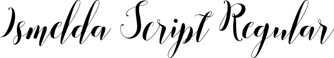 Ismelda Script Regular font | Ismelda Script.otf