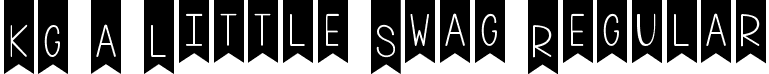 KG A Little Swag Regular font | KGALittleSwag.ttf