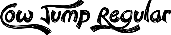 Cow Jump Regular font | Confetti Stream.ttf