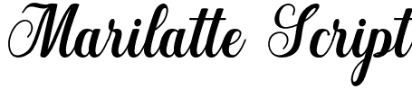 Marilatte Script font | Marilatte.otf