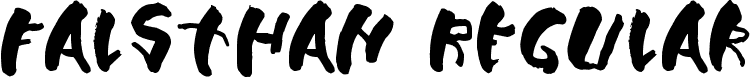 Falsthan Regular font | Falsthan.ttf