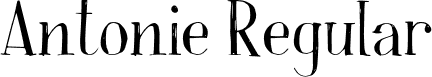 Antonie Regular font | Antonie.otf