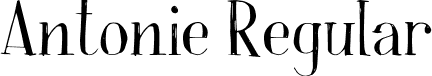 Antonie Regular font | Antonie.ttf