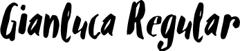 Gianluca Regular font | Gianluca.otf