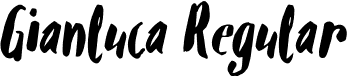 Gianluca Regular font | Gianluca.ttf