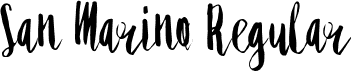 San Marino Regular font | San Marino.otf