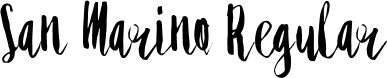 San Marino Regular font | San Marino.ttf