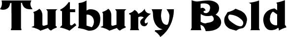Tutbury Bold font | TUTBUR_B.TTF