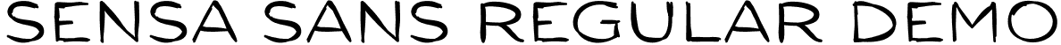 Sensa Sans Regular Demo font | SensaSans-RegularDemo.otf