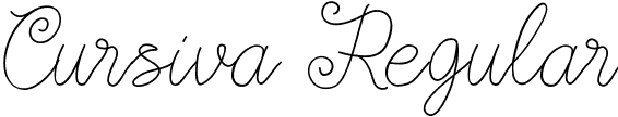 Cursiva Regular font | Stevilla  Script.ttf