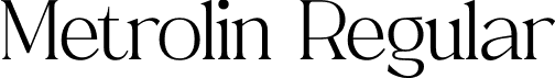 Metrolin Regular font | Metrolin-z83V0.otf