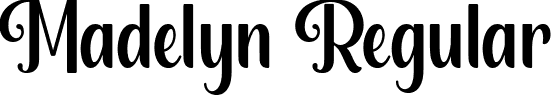 Madelyn Regular font | Madelyn font by Keithzo.otf