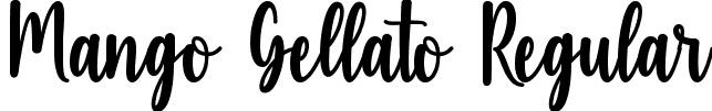 Mango Gellato Regular font | MangoGellato.ttf