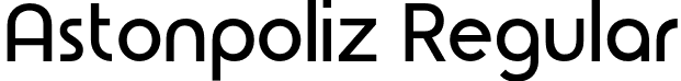 Astonpoliz Regular font | Astonpoliz.otf