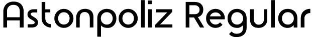 Astonpoliz Regular font | Astonpoliz.ttf