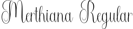 Merthiana Regular font | Merthiana.ttf