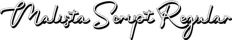 Malista Script Regular font | Malista-Script.ttf