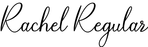 Rachel Regular font | Rachel.otf