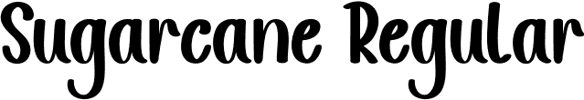 Sugarcane Regular font | Sugarcane.otf