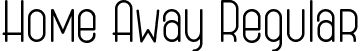 Home Away Regular font | HomeAway-ZVWvB.ttf