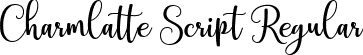 Charmlatte Script Regular font | Charmlatte Script.ttf