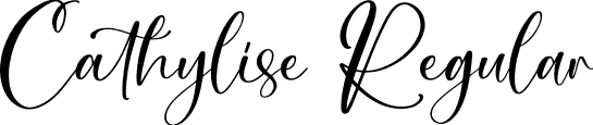 Cathylise Regular font | Cathylise.otf