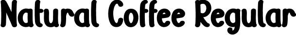 Natural Coffee Regular font | Natural-Coffee.otf