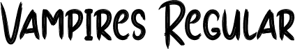 Vampires Regular font | Vampires.otf