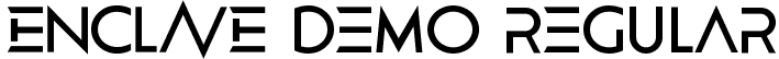 Enclave Demo Regular font | EnclaveDemoRegular.ttf