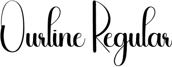 Ourline Regular font | Ourline.otf