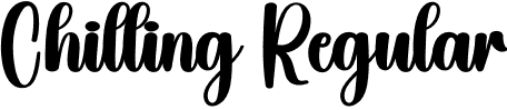 Chilling Regular font | Chilling.otf