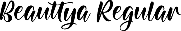 Beauttya Regular font | Beauttya.otf