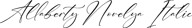 Allaberty Novelya Italic font | Allaberty-Novelya-Italic.otf