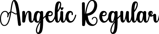 Angelic Regular font | Angelic.otf