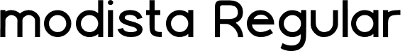 modista Regular font | modista.ttf