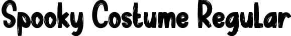 Spooky Costume Regular font | Spooky-Costume.otf