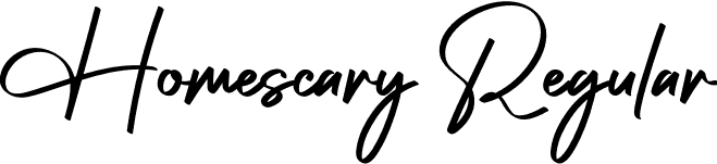 Homescary Regular font | Homescary.otf