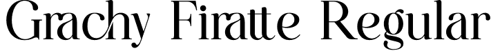 Grachy Firatte Regular font | grachyfiratte.otf