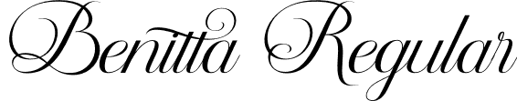 Benitta Regular font | benitta.otf