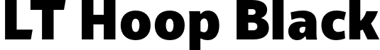 LT Hoop Black font | LTHoop-Black.otf