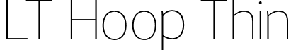 LT Hoop Thin font | LTHoop-Thin.otf