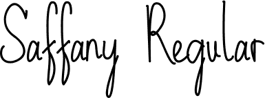 Saffany Regular font | Saffany.ttf