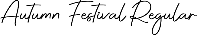 Autumn Festival Regular font | Autumn-Festival.otf