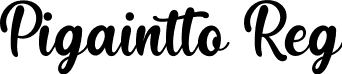 Pigaintto Reg font | Pigaintto-ARPXA.ttf