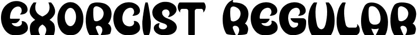 Exorcist Regular font | Exorcist.ttf