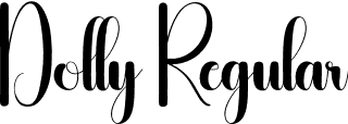 Dolly Regular font | Dolly.otf